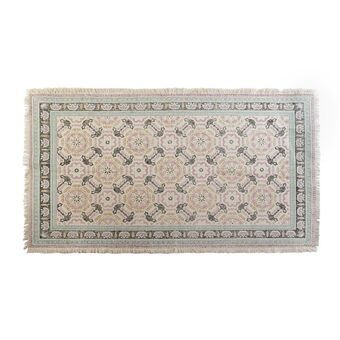 Vloerkleed DKD Home Decor Groene Kastanjebruine Arabische Tegel (120 x 180 x 0,5 cm)