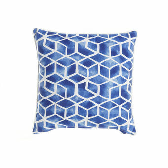 Kussen DKD Home Decor Wit Geometrisch (40 x 10 x 40 cm)