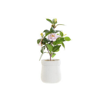 Sierplant DKD Home Decor Wit Groen Roze PVC EVA (23 x 18 x 38 cm)