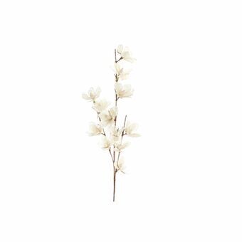 Decoratieve Bloem DKD Home Decor Wit Polyester (40 x 10 x 135 cm)