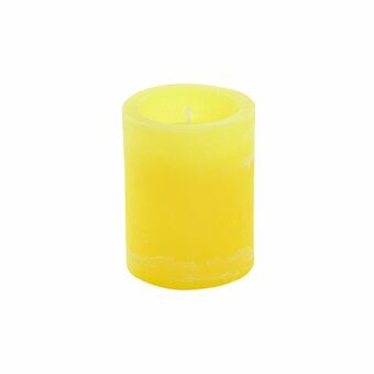 Kaars DKD Home Decor Citronella Geel Was (7 cm)