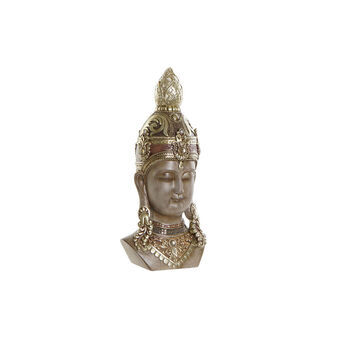 Decoratiefiguur DKD Home Decor Goudbruin Boeddha Resin (17 x 12 x 36 cm)