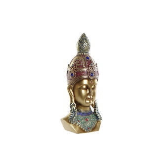 Decoratiefiguur DKD Home Decor Golden Buddha Resin (17 x 12 x 36 cm)