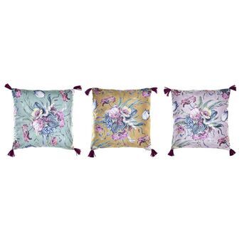 Kussen DKD Home Decor Polyester Franjes Shabby Chic (3) (45 x 15 x 45 cm) (3 Stuks)