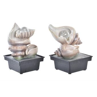 Tuinfontein DKD Home Decor Hars Orientaals (2 Stuks) (13 x 13 x 19 cm)