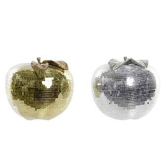 Discobal DKD Home Decor Ziverachtig Gouden Hars Appel Modern (21 x 21 x 19 cm) (2 Stuks)