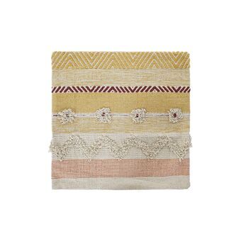 Kussenhoes DKD Home Decor Multicolour Franjes Boho (60 x 60 x 2 cm)