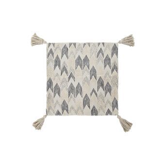 Kussenhoes DKD Home Decor Beige Modern Franjes (60 x 3 x 60 cm)