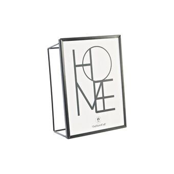 Fotolijsten DKD Home Decor Kristal Zwart Metaal (15,5 x 6 x 20,5 cm)