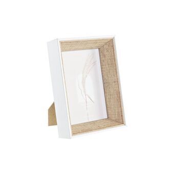 Fotolijsten DKD Home Decor Kristal Wit Hout MDF (13 x 4,5 x 18 cm)