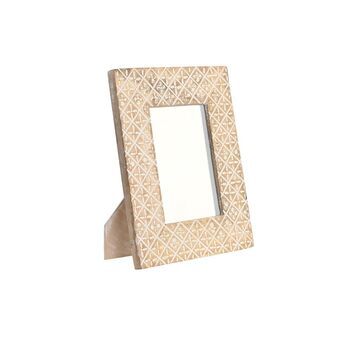 Fotolijsten DKD Home Decor Kristal Mangohout (23,2 x 1,5 x 28 cm)