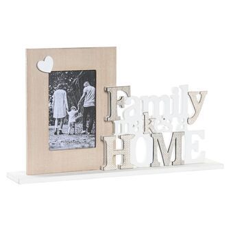 Fotolijsten DKD Home Decor Family Wit Hout MDF (40 x 7 x 23,5 cm)