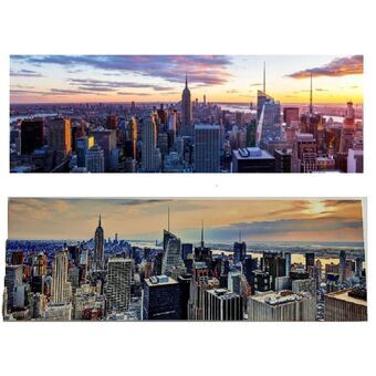 Schilderij DKD Home Decor New York (120 x 2,5 x 40 cm) (2 Stuks)