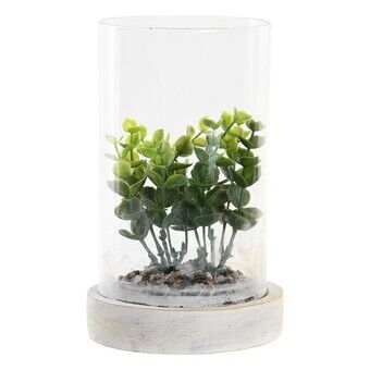 Decoratieve plant DKD Home Decor Kristal PE (2 Stuks) (12 x 12 x 18 cm)