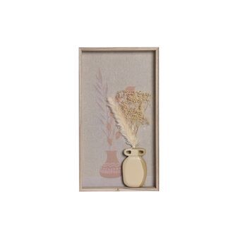 Wanddecoratie DKD Home Decor Natuurlijk Beige Hout Boho (22,5 x 3 x 40,5 cm)