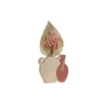 Decoratieve figuren DKD Home Decor Natuurlijk Terra cotta Hout MDF (18 x 4 x 36 cm)