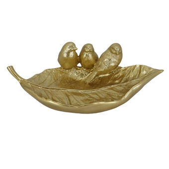 Dienblad DKD Home Decor Gouden Hars (25 x 14 x 8,3 cm)