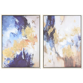 Schilderij DKD Home Decor Abstract Modern (2 Stuks)