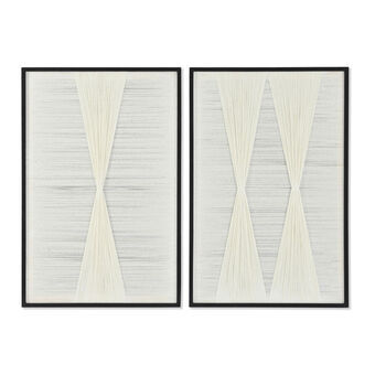 Canvas Home ESPRIT Modern 60 x 3 x 90 cm (2 Stuks)