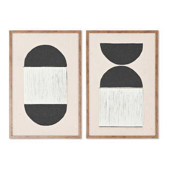 Schilderij Home ESPRIT Modern Scandinavisch 40 x 3 x 60 cm (2 Stuks)