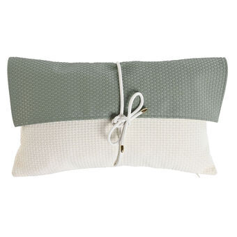 Kussen Home ESPRIT Wit Groen 50 x 10 x 30 cm