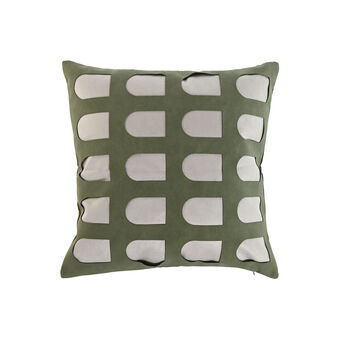 Kussen Home ESPRIT Wit Groen 45 x 10 x 45 cm