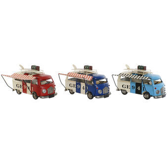 Decoratieve figuren Home ESPRIT 28 x 15 x 18 cm (3 Stuks) Bus