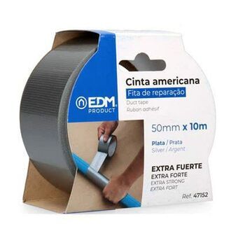 Ducttape EDM Grijs (50 mm x 10 m)