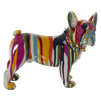 Decoratieve figuren Alexandra House Living Multicolour Plastic Hond Verf 13 x 26 x 24 cm