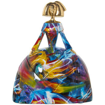 Decoratieve figuren Alexandra House Living Multicolour Plastic Jurk Verf 19 x 27 x 33 cm