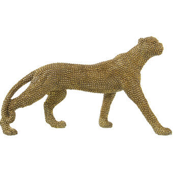 Decoratieve figuren Alexandra House Living Gouden Plastic Panter 10 x 34 x 20 cm