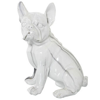 Decoratieve figuren Alexandra House Living Plastic Hond 15 x 18 x 23 cm Marmer