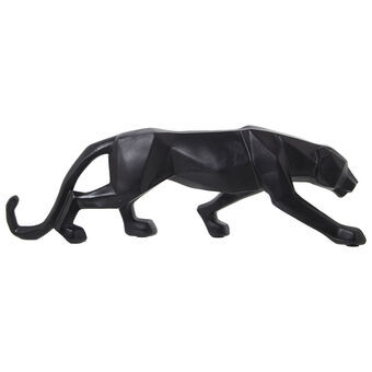 Decoratieve figuren Alexandra House Living Zwart Plastic Panter 10 x 16 x 44 cm