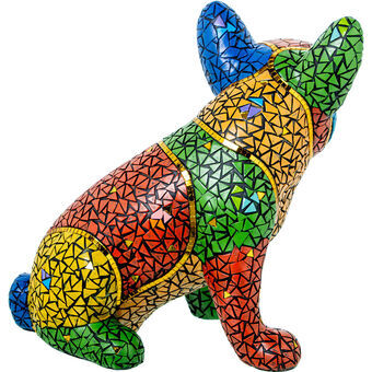 Decoratieve figuren Alexandra House Living Multicolour Plastic Hond 29 x 18 x 28 cm