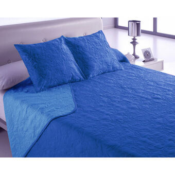 Sprei Hosteline VEGAS Blauw Bed van 180 (3 Onderdelen)