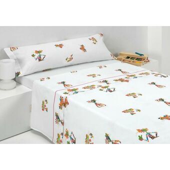 Set beddengoed Pink Panther UNICO Wit Multicolour Bed van 90