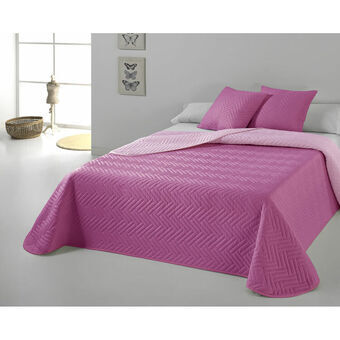 Sprei Hosteline VEGAS Mauve Bed van 135 (3 Onderdelen)