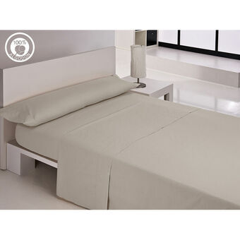 Set beddengoed Hosteline IRIS PREMIUM Parelgrijs Bed van 105