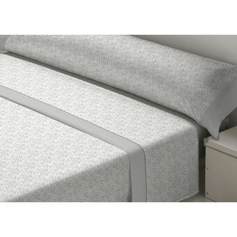 Set beddengoed D\'Or LAVANDA Grijs Bed van 90 Franela