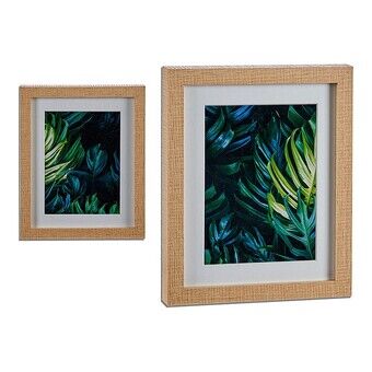 Schilderij Met lijst Hout Glas spaanderplaat (23 x 3 x 28 cm) (23 x 3 x 28 cm)