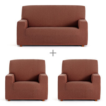 Sofa hoes set Eysa TROYA Oranje 70 x 110 x 210 cm 3 Onderdelen