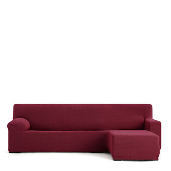 Hoes voor chaise longue met korte armleuning rechts Eysa JAZ Bordeaux 120 x 120 x 360 cm