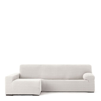 Hoes voor chaise longue met lange armleuning links Eysa JAZ Wit 180 x 120 x 360 cm