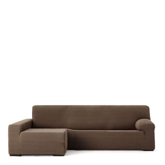 Hoes voor chaise longue met lange armleuning links Eysa JAZ Bruin 180 x 120 x 360 cm