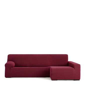 Hoes voor chaise longue met lange armleuning rechts Eysa JAZ Bordeaux 180 x 120 x 360 cm