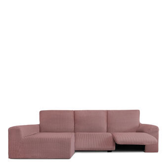 Hoes voor chaise longue met lange armleuning links Eysa JAZ Roze 180 x 120 x 360 cm