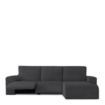 Hoes voor chaise longue met korte armleuning rechts Eysa JAZ Donker grijs 120 x 120 x 360 cm