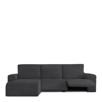 Hoes voor chaise longue met korte armleuning links Eysa JAZ Donker grijs 120 x 120 x 360 cm