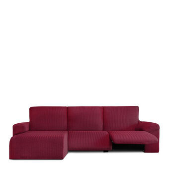 Hoes voor chaise longue met korte armleuning links Eysa JAZ Bordeaux 120 x 120 x 360 cm