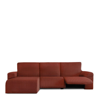 Hoes voor chaise longue met korte armleuning links Eysa JAZ Donkerrood 120 x 120 x 360 cm